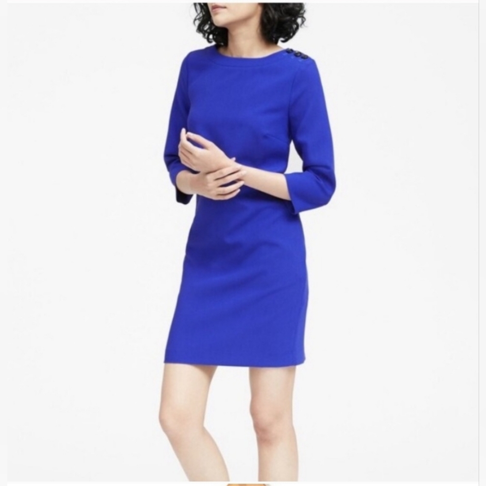 Elegant Blue Women's Dress